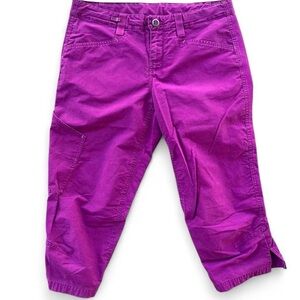 Patagonia Purple Capri Cargo Pants